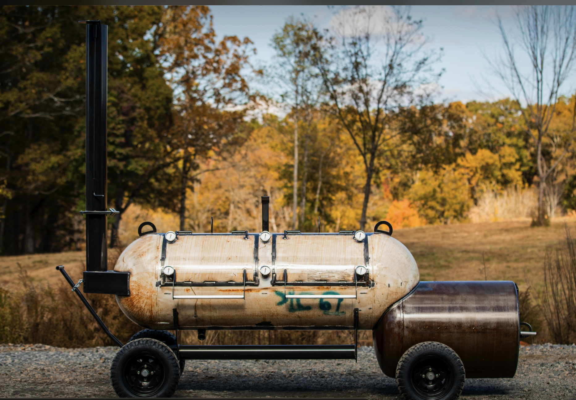 Primitive Pits 250 Gallon Offset Smoker image — photo 5