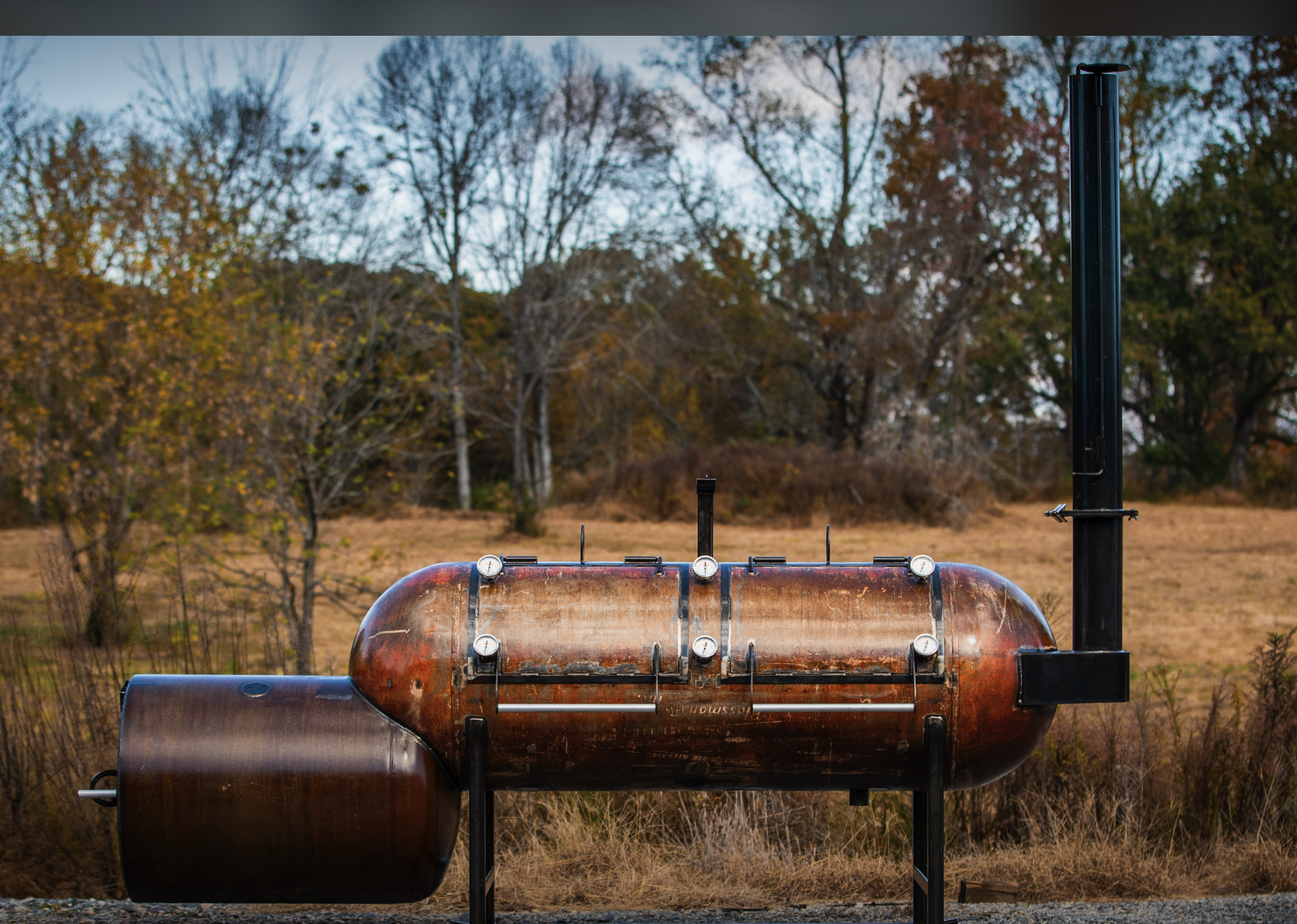 Primitive Pits 250 Gallon Offset Smoker image