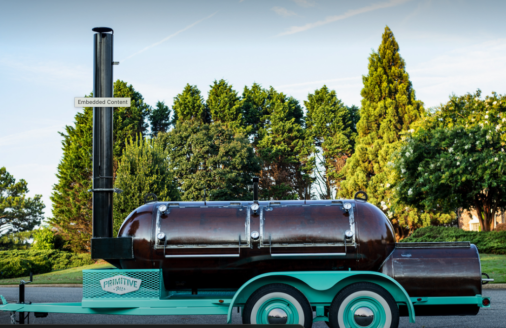 Primitive Pits 500 Gallon Offset Smoker
