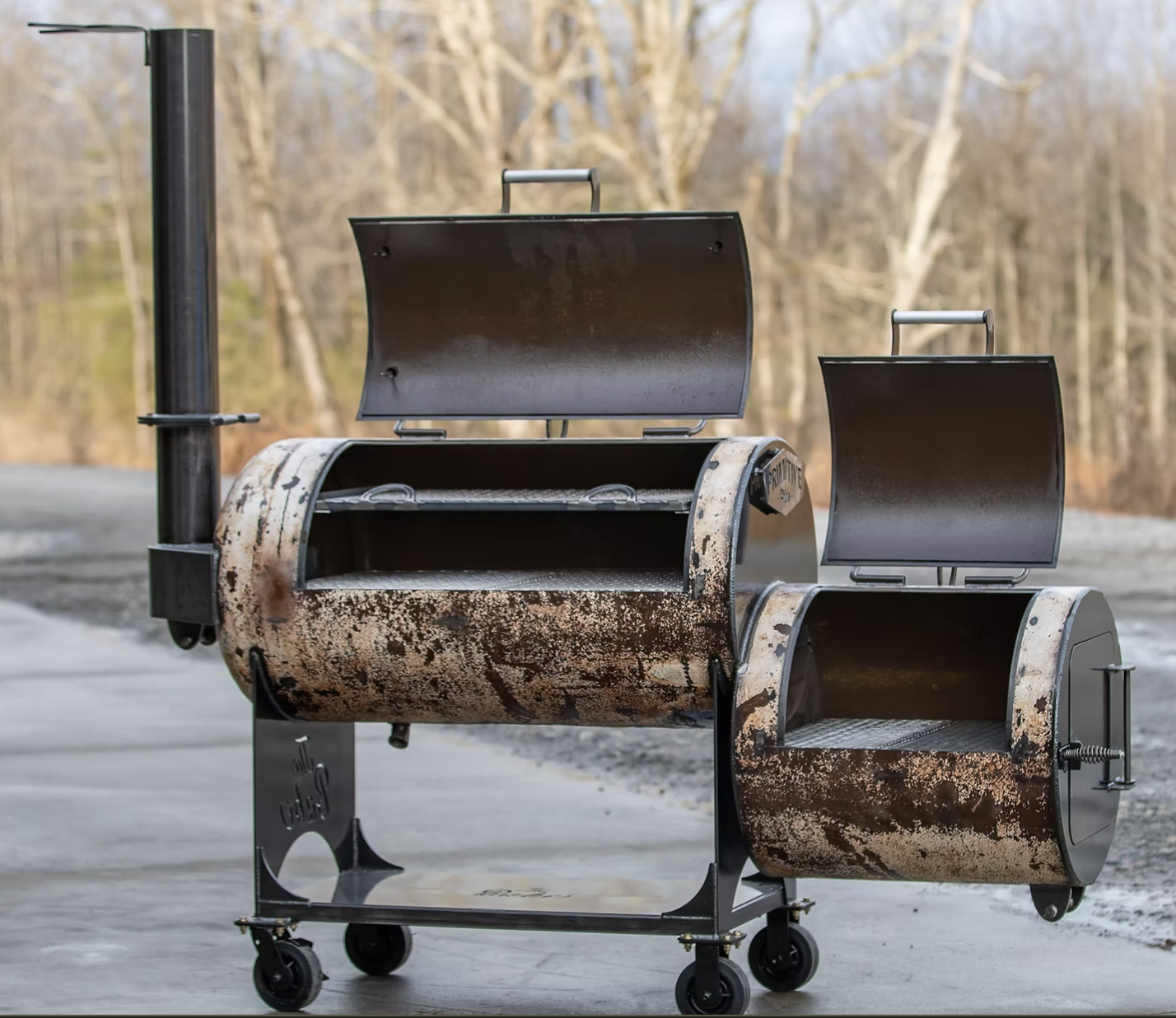 Primitive Pits The Babe Offset Smoker image