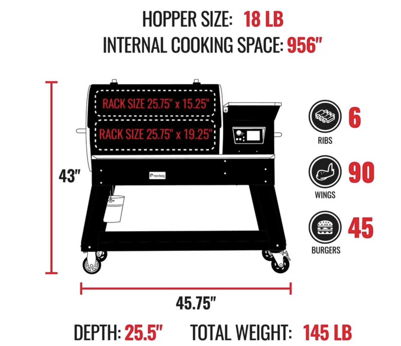 Recteq Deck Boss 900 Pellet Grill image — photo 5