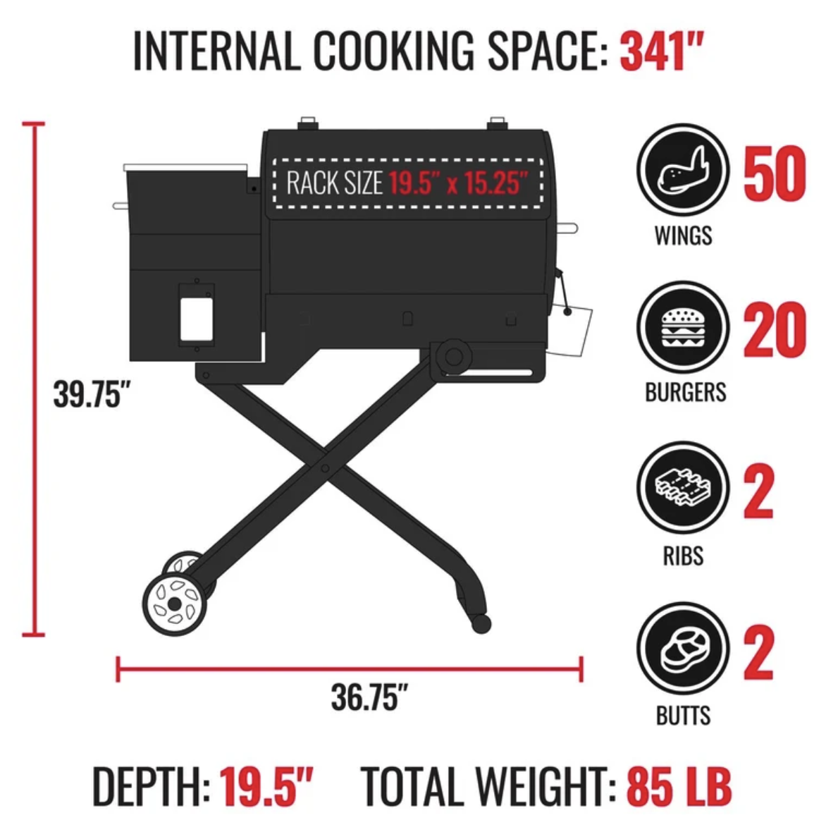Recteq The Road Warrior 340P Pellet Grill image — photo 5