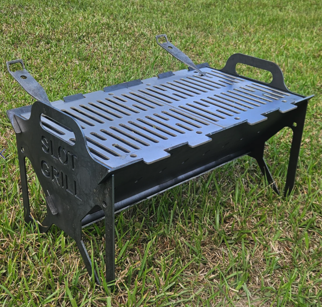 Slot Grill Full Size Carbon Steel Tailgate BBQ