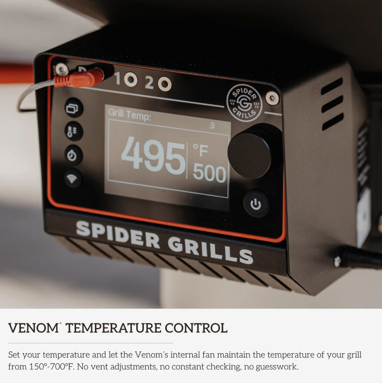 Spider Grills The Huntsman Charcoal Kettle Grill image — photo 4
