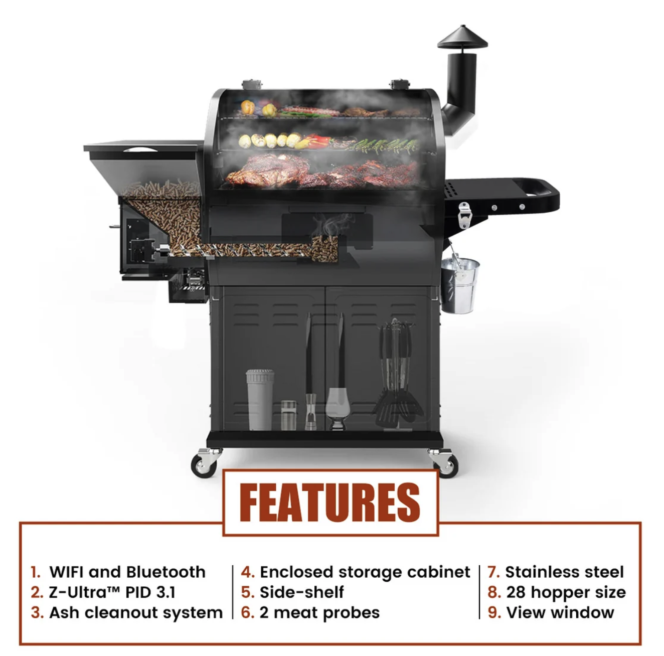 Z Grills BBQ Legend 1000D4E WiFi image — photo 2